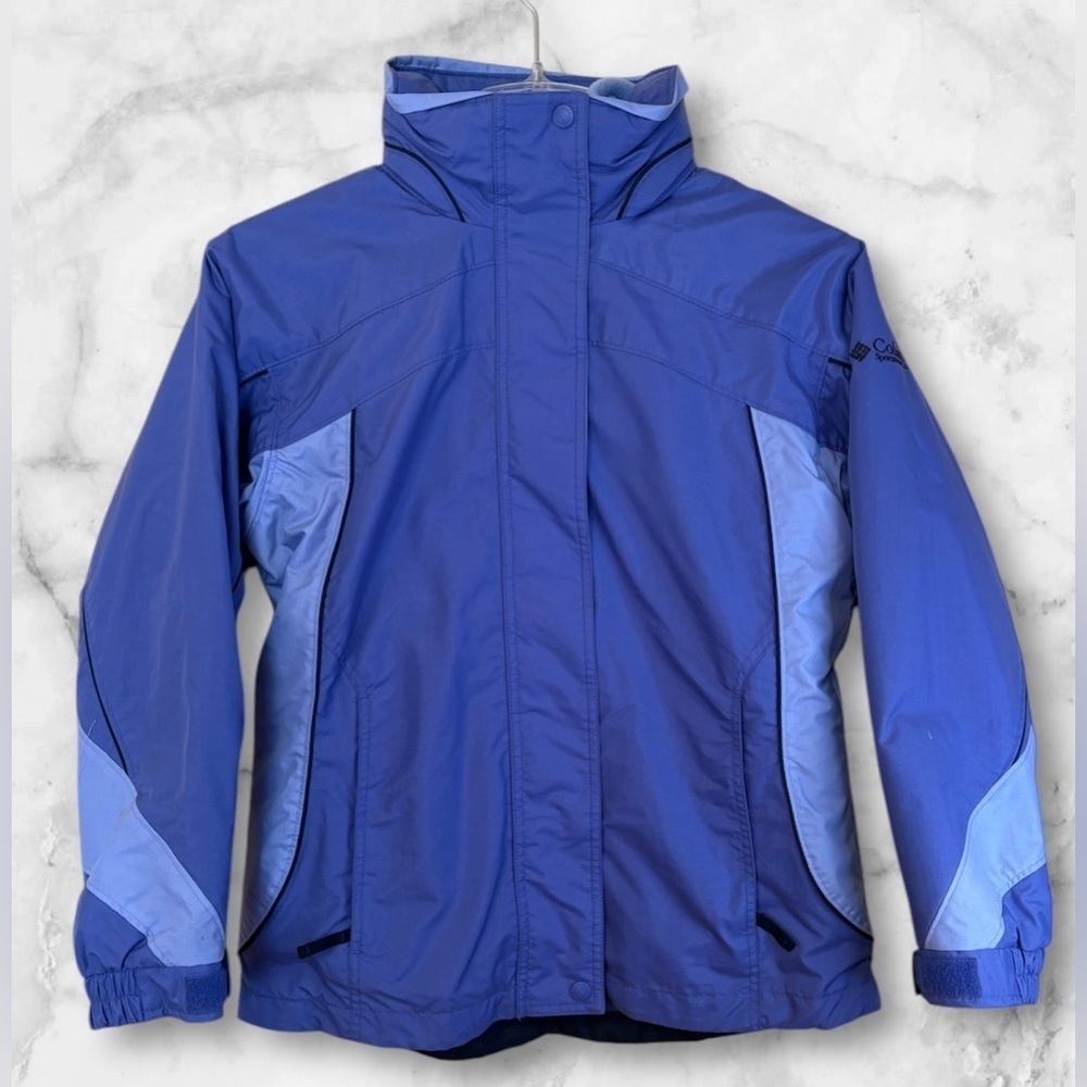Columbia Girls Purple/Light Blue Size 14/16 Jacket